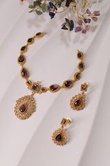 Amethyst Elegance Necklace Set