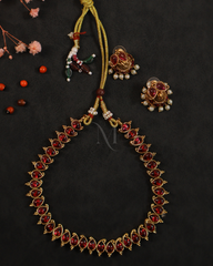 Timeless Kundan Elegance – Necklace & Earrings Set