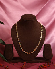 Graceful Gold-Plated Pearl Stone Necklace