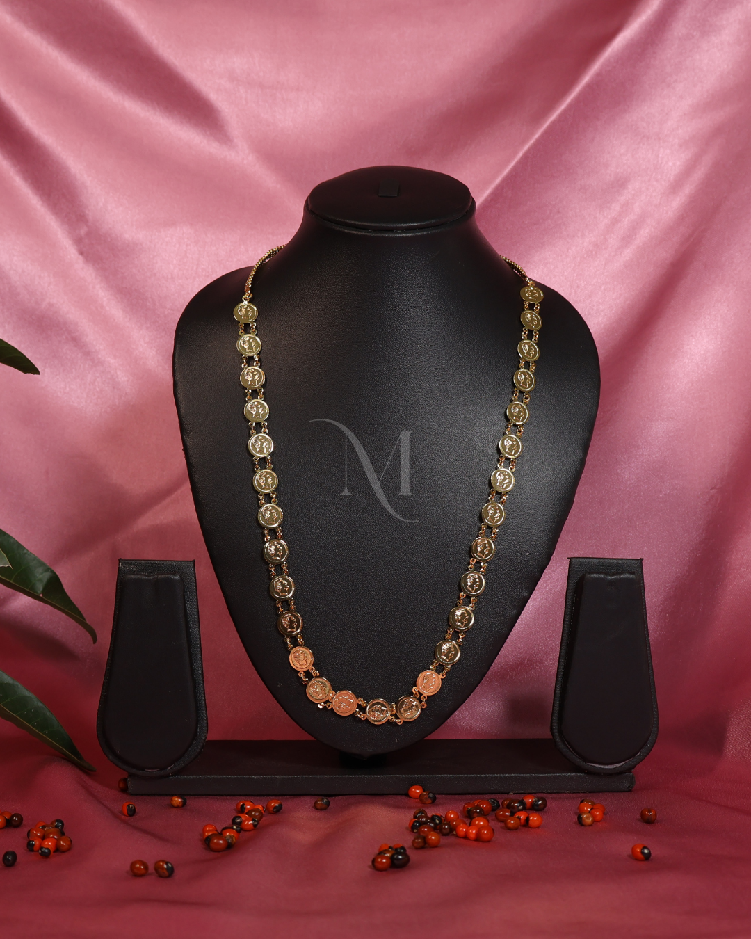 Traditional Lakshmi Coin Gold Necklace