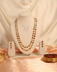 Dual-Tone Traditional Long Chain Necklace