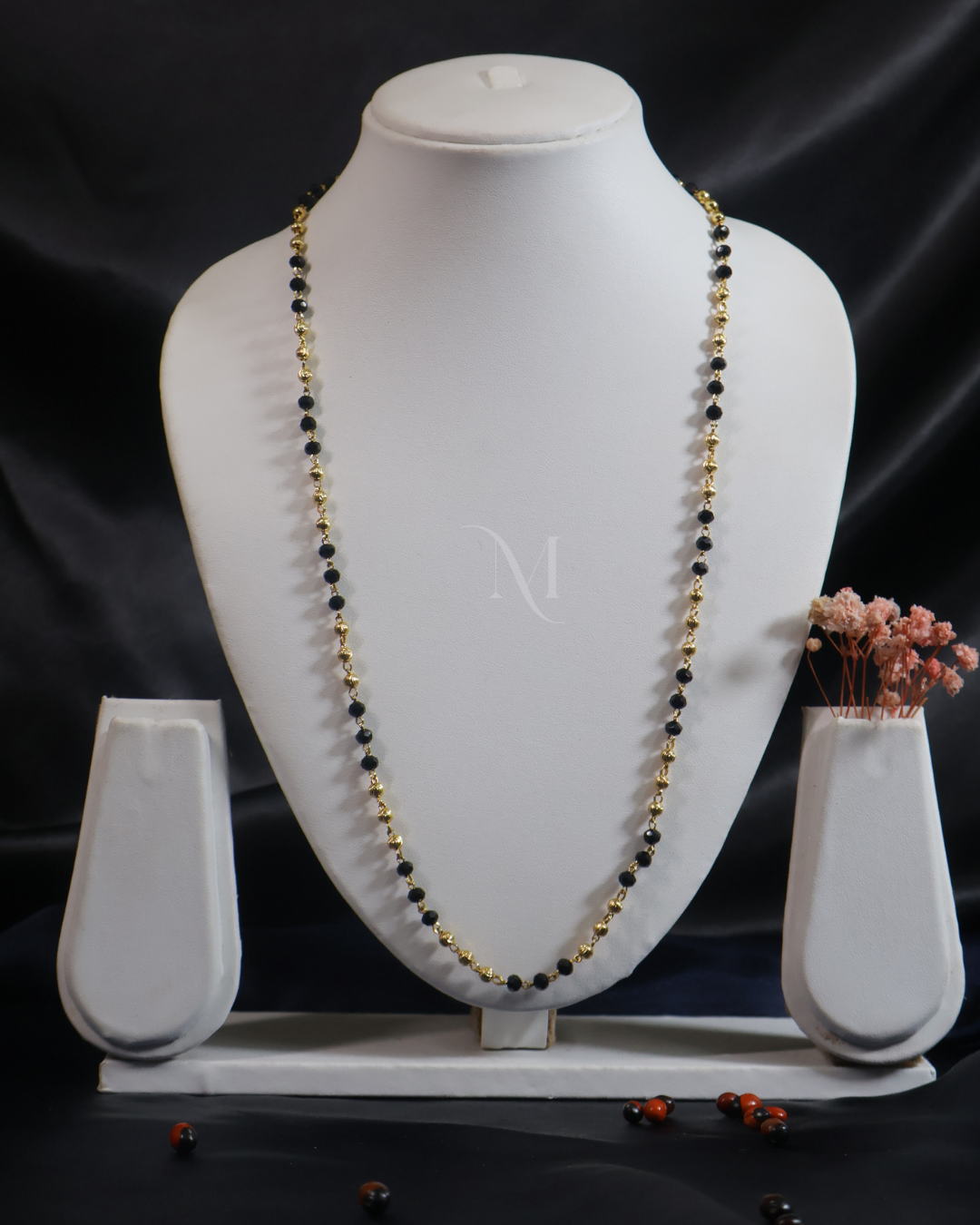 Traditional Black and Gold Bead Mangalsutra Chain