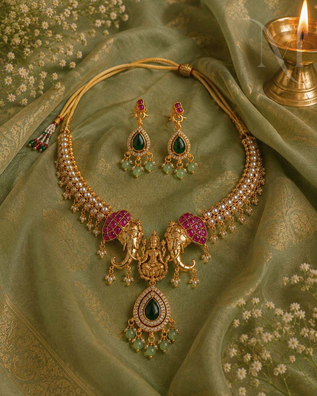 Gaja Lakshmi Hasli Set