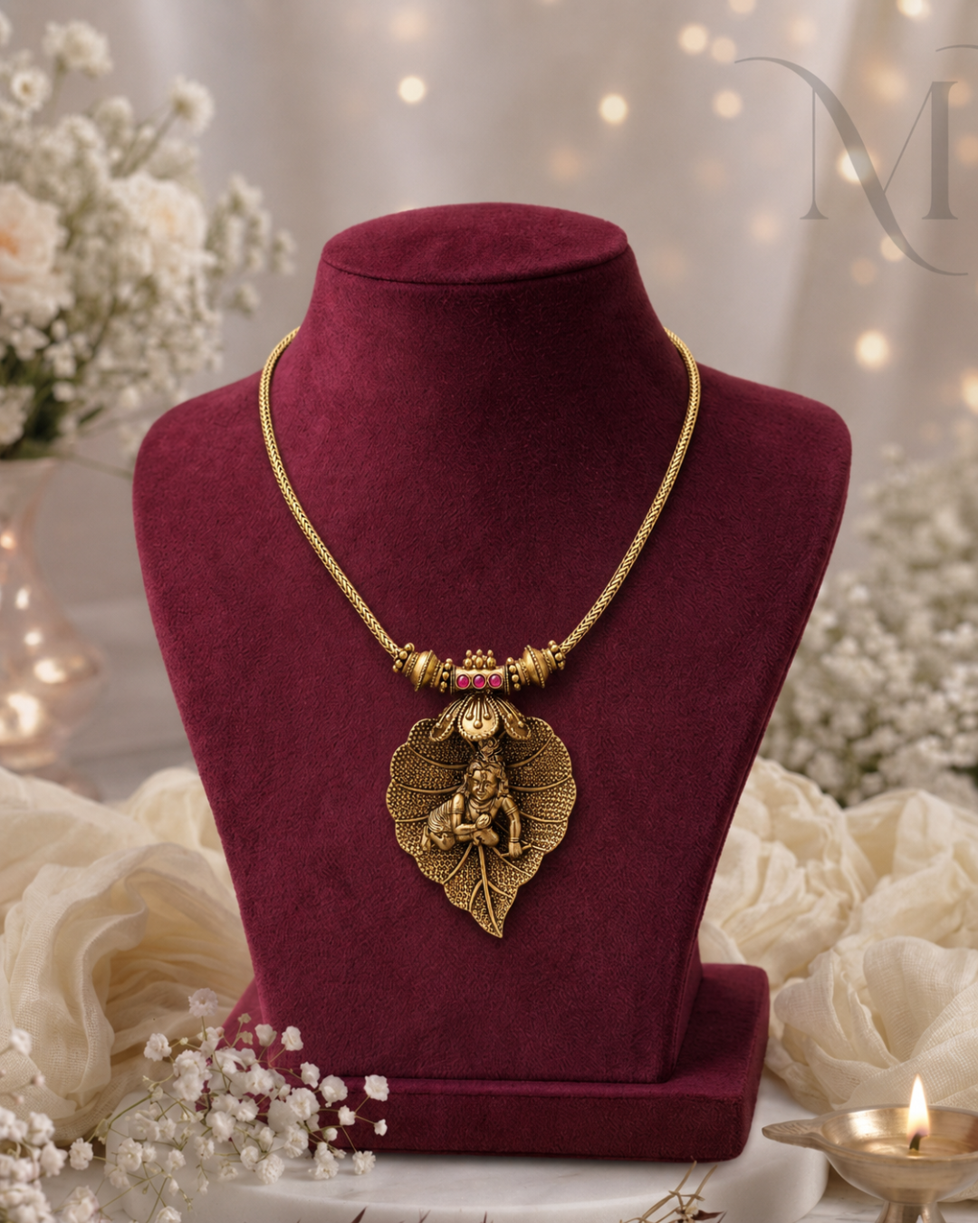 Krishna Vaibhava Antique Necklace