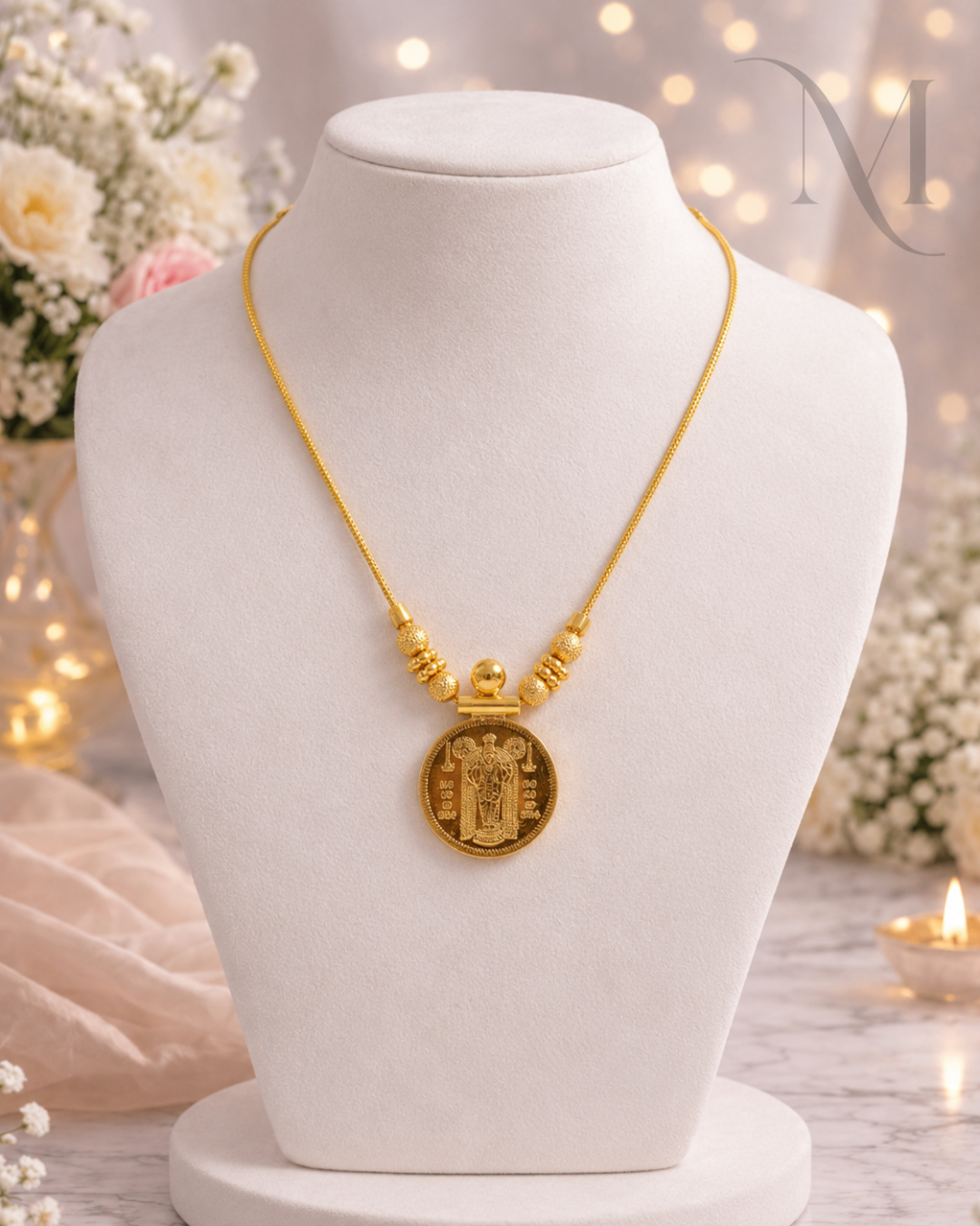 Guruvayoorappan Pendant Necklace
