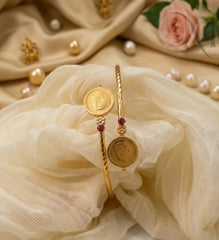 Adjustable Kasu Bangle (Non Idol )